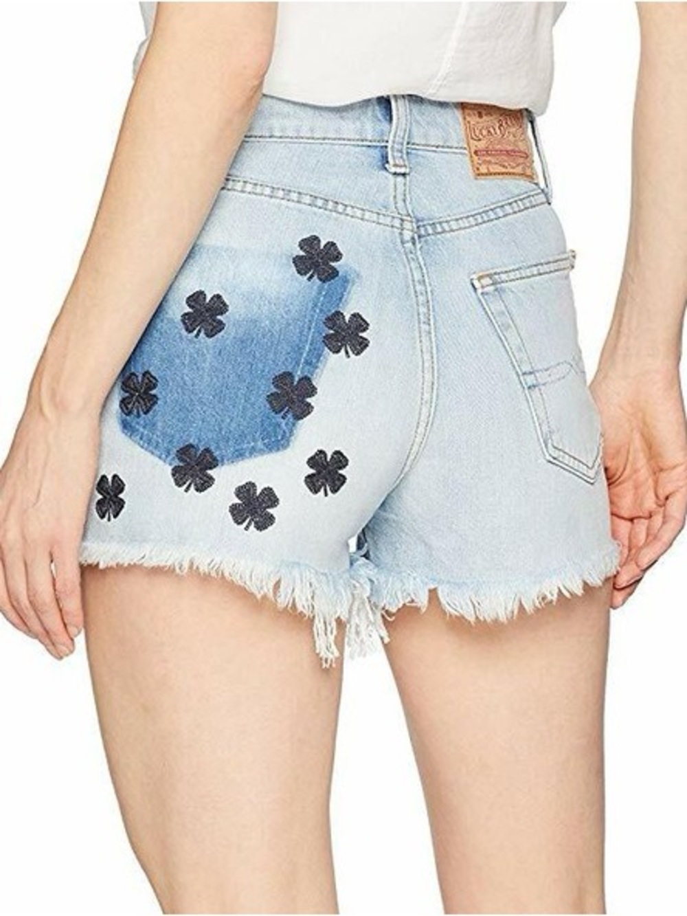 Lucky Brand Lucky Pins High Rise Denim Shorts Women’s
